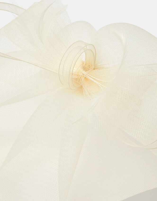 Mini Crin Fascinator, Ivory (IVORY), large