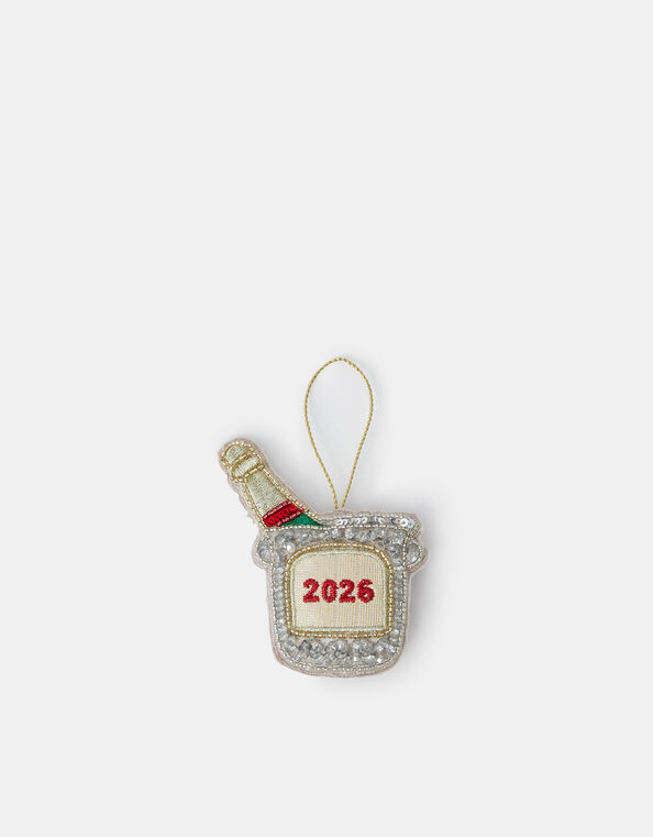 2026 Champagne Christmas Tree Decoration, , large