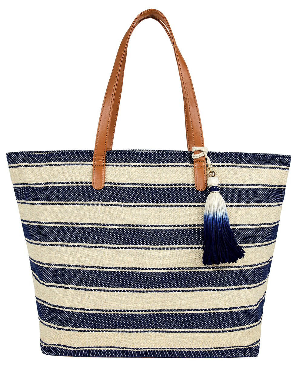 Nautical Stripe Beach Tote Bag | Beach bags | Accessorize UK