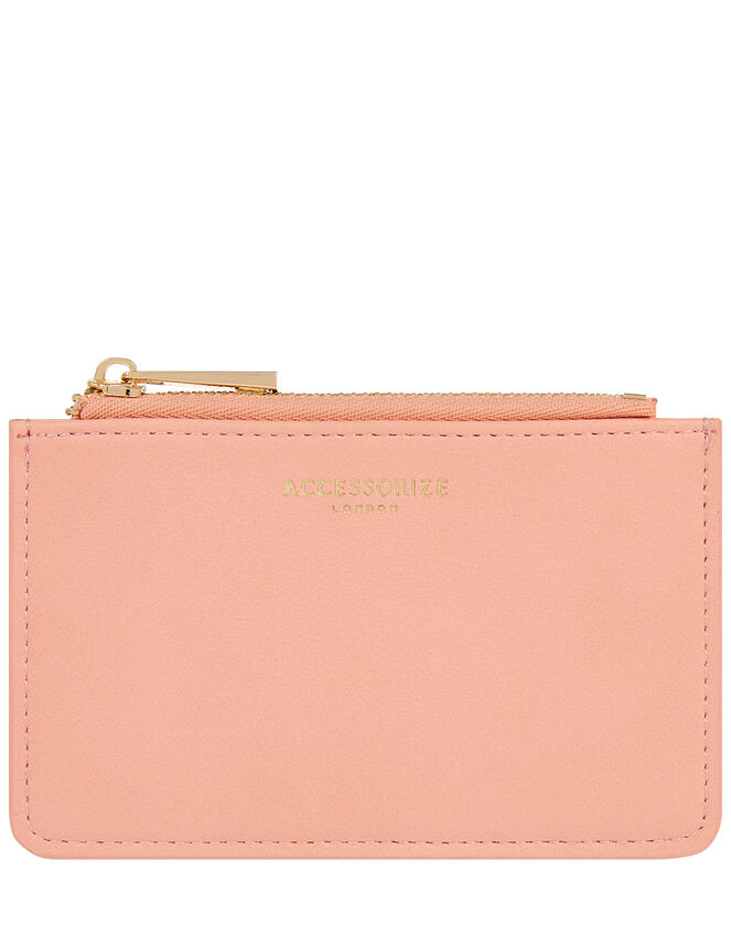 Shoreditch Textured Cardholder, Orange (CORAL), large