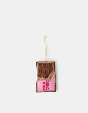 Beaded Chocolate Bar Christmas Tree Decoration, , large