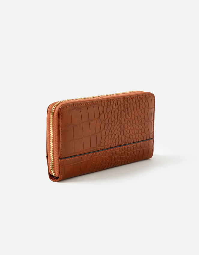 Large Zip Around Wallet, Tan (TAN), large