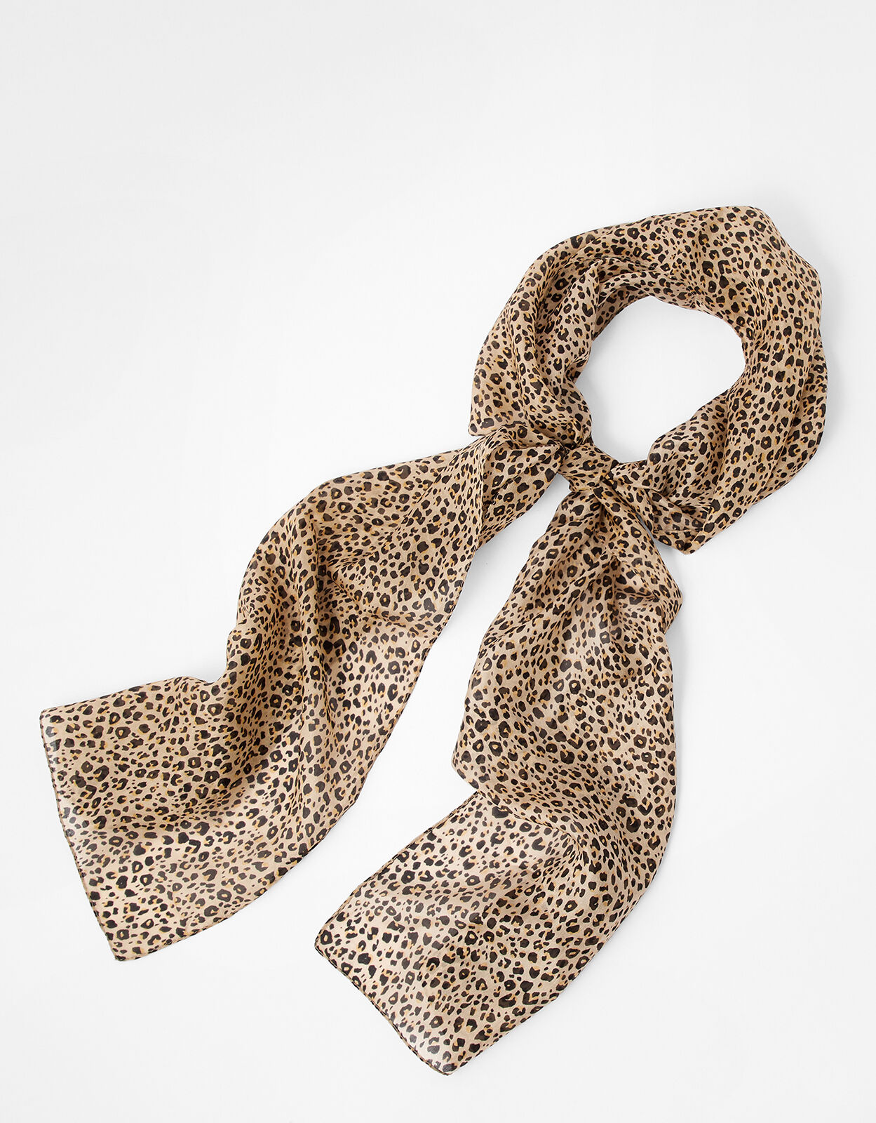 Cheetah print scarf