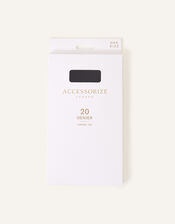 20 Denier Body Control Tights, Black (BLACK), large