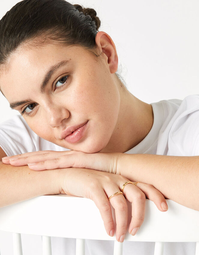 Fine Rings 5 Pack, Gold (GOLD), large