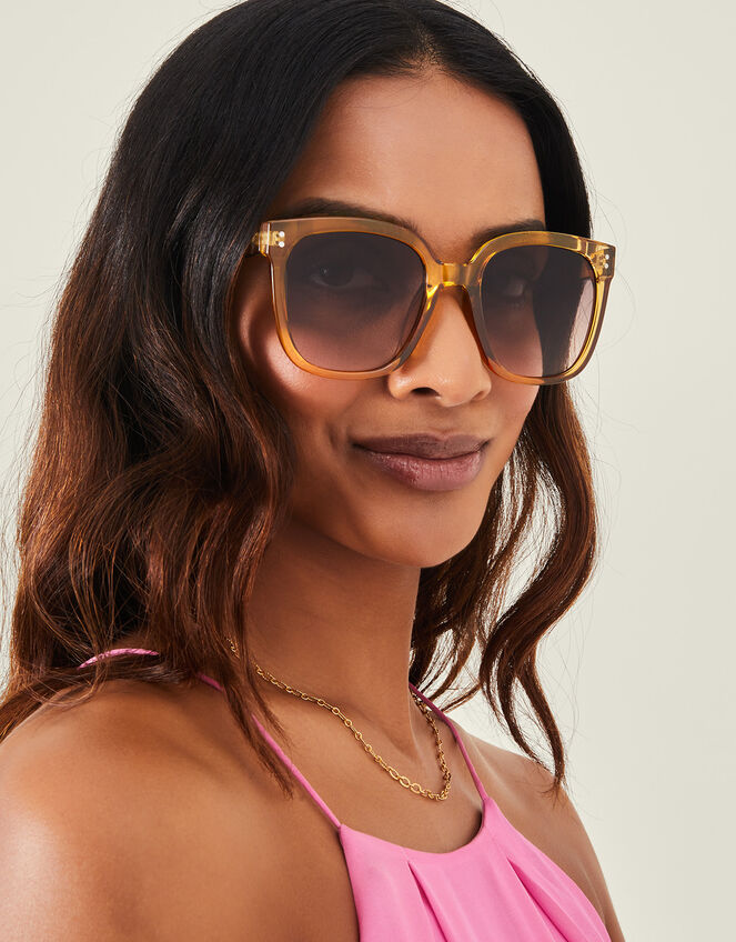 Crystal Large Square Sunglasses, , large