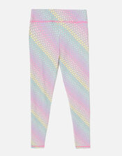 Girls Rainbow Star Leggings, Multi (BRIGHTS-MULTI), large