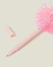 Girls Tinsel Pom-Pom Pen, , large