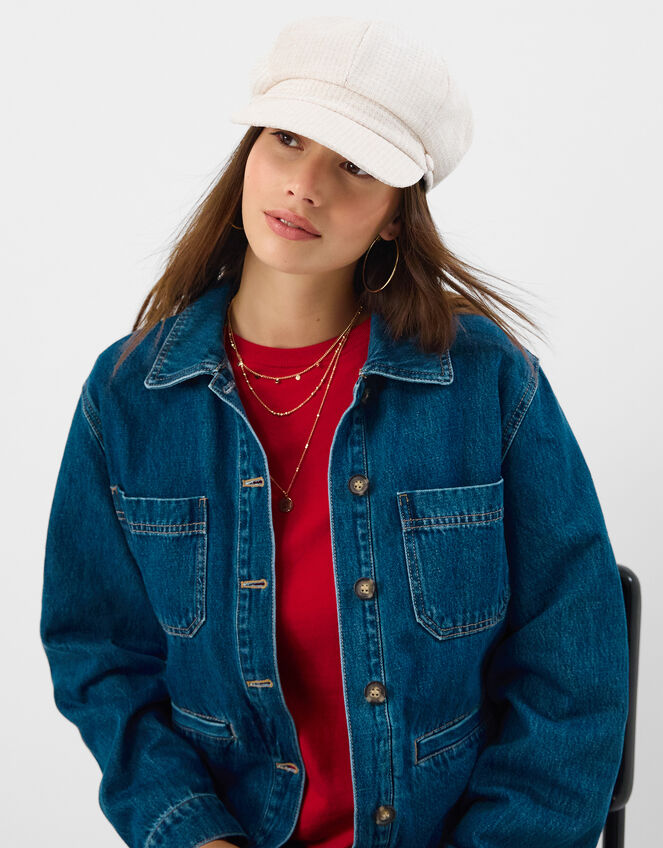 Woven City Baker Boy Hat, , large