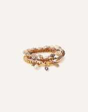 Shell Stretch Bracelets 6 Pack, , large