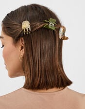 3-Pack Mix Cowboy Stud Claw Clips, , large