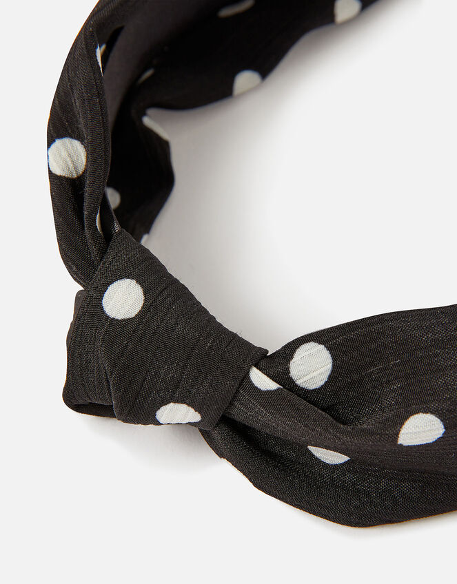 Polka Dot Knot Headband Alice bands Accessorize UK