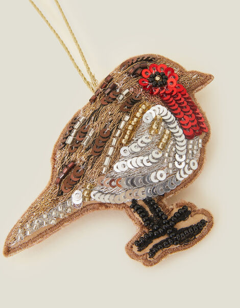 Embellished Robin Decoration, , large