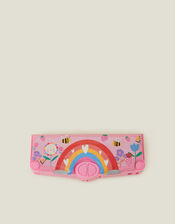 Girls Rainbow Pop-Out Pencil Case, , large