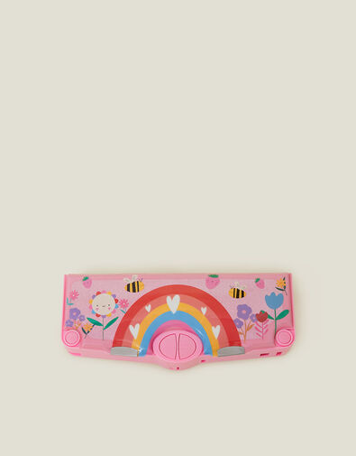 Girls Rainbow Pop-Out Pencil Case, , large