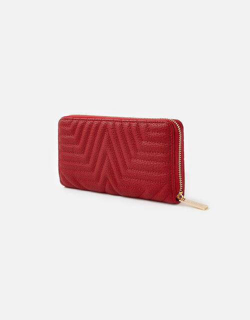 Star Quilted Purse, Red (RED), large