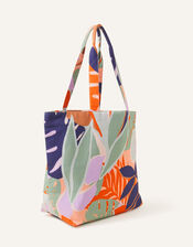 Palm Print Shopper Bag, , large