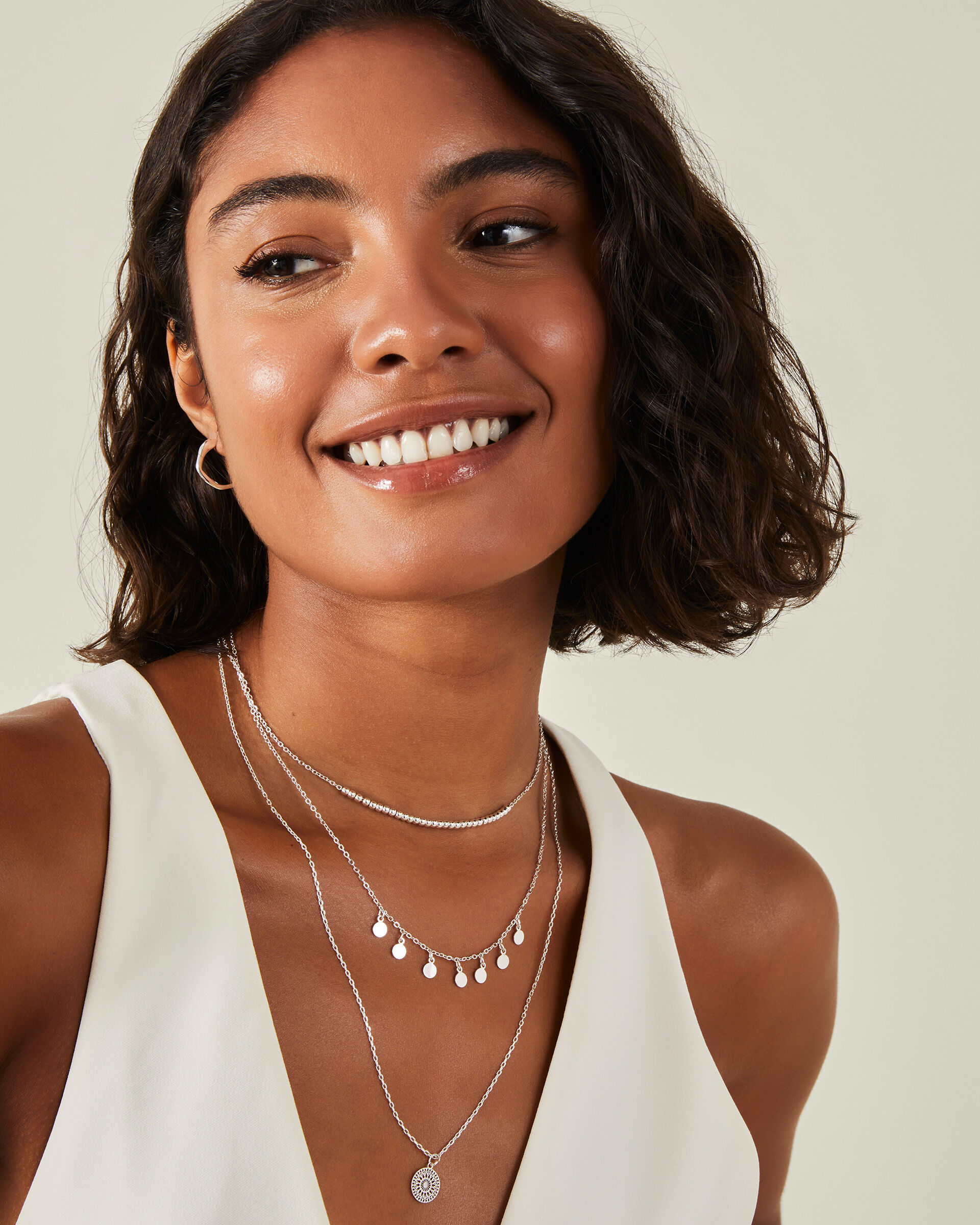 Accessorize layered necklace new arrivals