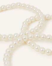 Pearl Stretch Bracelet Set of Three, , large