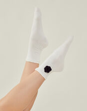 Corsage Flower Socks, , large