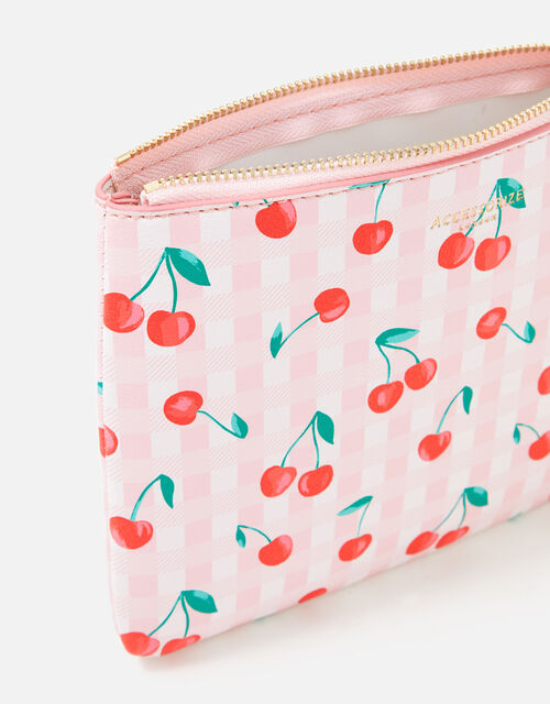 Cherry Print Pouch, , large