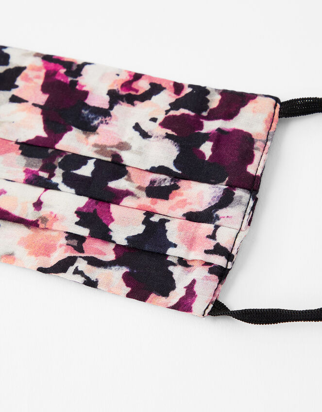 Petal Print Face Covering in Pure Cotton, , large