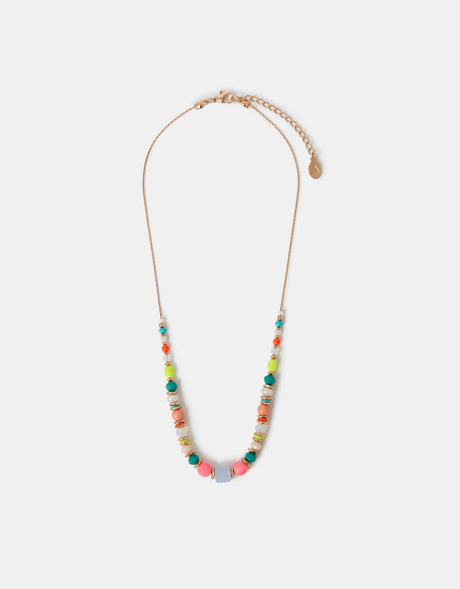 Half Beaded Necklace, , large