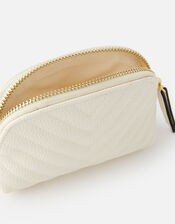 Zip Pouch Bag, Cream (CREAM), large