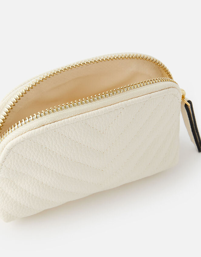 Zip Pouch Bag, Cream (CREAM), large