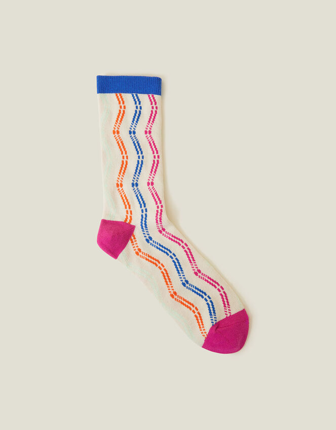 Wavy Stripe Socks , , large