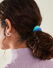 Towelling Hair Bands 5 Pack, , large