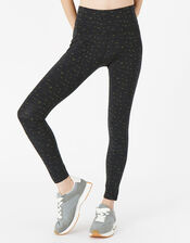 Tonal Leopard Full-Length Leggings, Multi (DARKS-MULTI), large