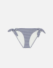 Nautical Stripe Bunny Tie Bikini Briefs, Blue (NAVY), large