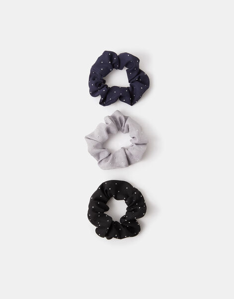 3-Pack Stud Hair Scrunchies, , large