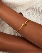 Stainless Steel Knot Bangle Bracelet, , large