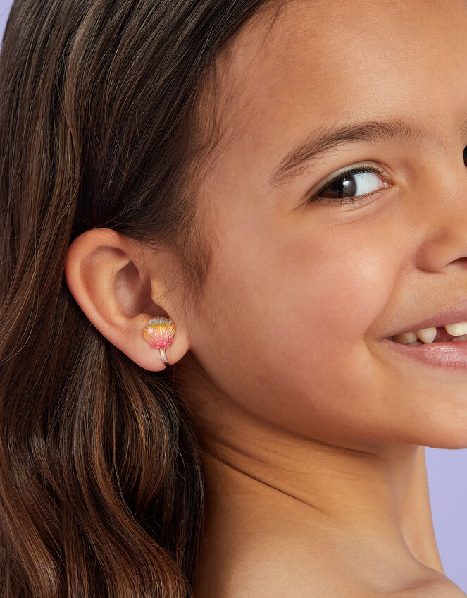 5-Pack Girls Ice Cream Clip-On Earrings, , large