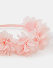 Girls Flower Crown Headband, , large