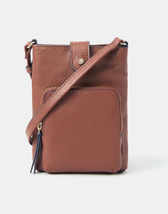 Leather Pouch Phone Bag, , large