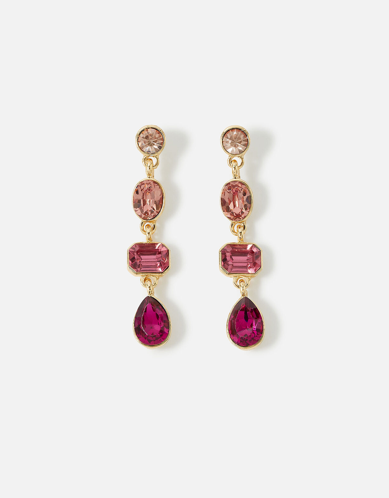 Pink earrings accessorize sale