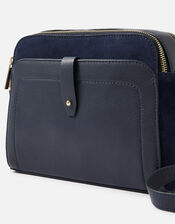 Sarah Zip Leather Cross-Body Bag, , large