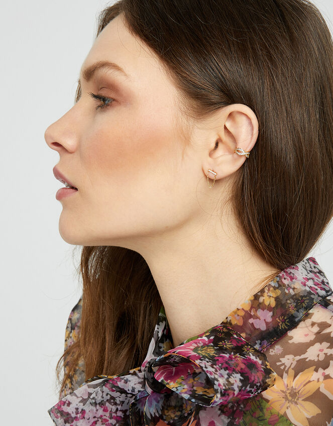 GoldPlated Sparkle Ear Cuff Z for Accessorize Accessorize Global