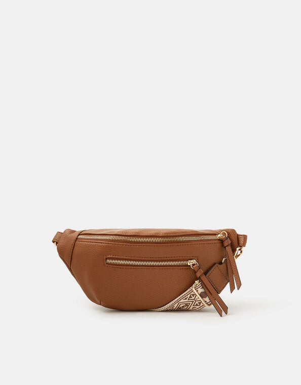 Sling Crossbody Bag, Tan (TAN), large