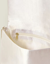 Bridal Pearl Heart Clutch Bag, , large