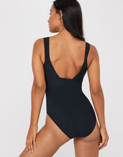 Lexi Plunge Shaping Swimsuit, Black (BLACK), large