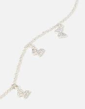 Pave Butterfly Anklet, , large