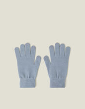 Super-Stretchy Touchscreen Gloves, Blue (BLUE), large
