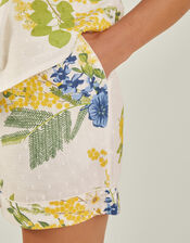 Floral Print Short Pyjamas Set, Ivory (IVORY), large