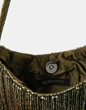 Beaded Fringe Handbag, , large