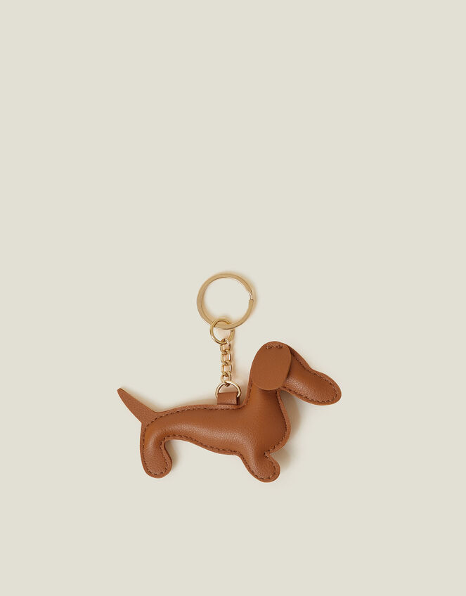 London Sausage Dog Keyring, , large