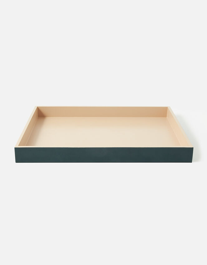 Large Wooden Contrast Tray, , large